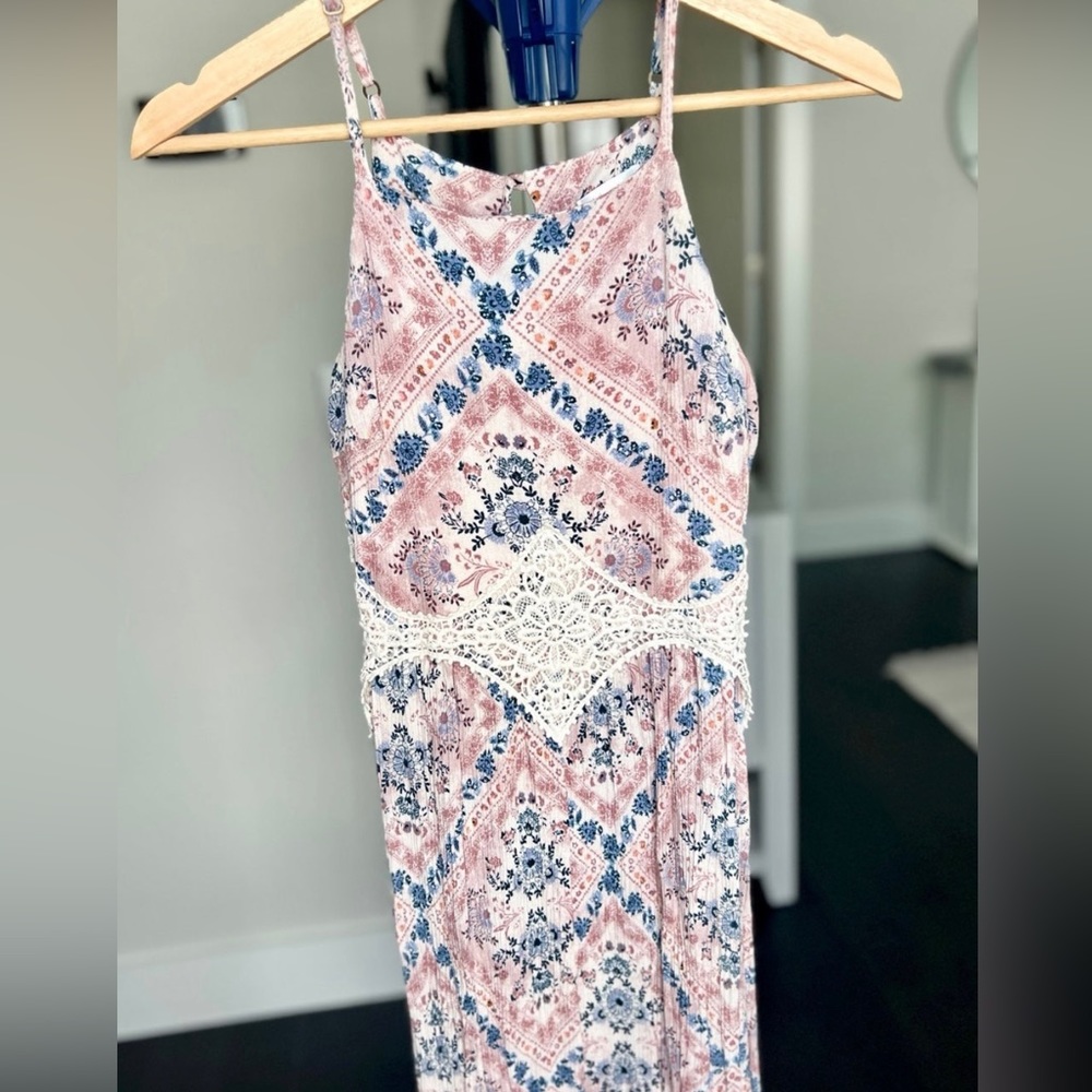 Floral Lace Maxi Dress Size XS